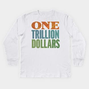 eine - one billion dollar tv series graphic design Kids Long Sleeve T-Shirt